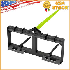 49″ Hay Spear Bale Spear Skid Steer Loader Tractor Attachment 3000lbs Capacity