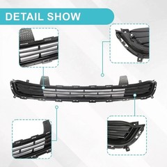 Front Bumper Lower Grille Compatible with 2016 2017 2018 Kia Optima EX LX Matte