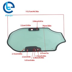 3456230 Cab Front Door Glass for CAT Caterpillar Skid Steer 259D 279D 226D 287D