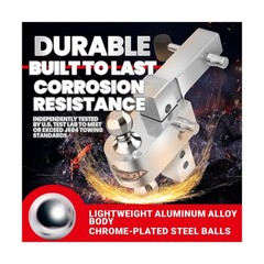 Uriah Products Aluma Tow Adjustable Lightweight Aluminum Alloy Trailer Hitch …