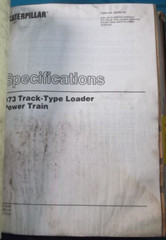 CAT CATERPILLAR 973 TRACK TYPE LOADER DOZER SERVICE SHOP REPAIR MANUAL