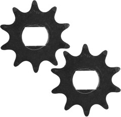 10T Sprocket,Motor Sprocket,420 Model 2Pcs 10 Teeth Steel Motor Chain Sprocket,1