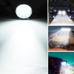 Fit for LED Forklift Front Light 12V Loader Headlight Excavator 4” Work Light
