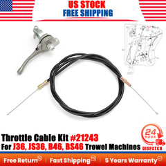 Throttle Cable Kit For J36, JS36, B46, BS46 Trowel Machines Replacement 21243 US