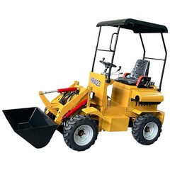 AGT 24HP RATO Gasoline Engine Mini Skid Compact Track Loader Wheeled KRW23