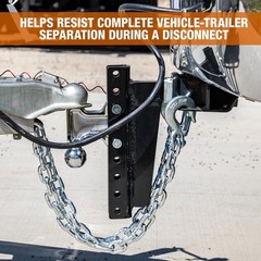 Buyers Products BSC3835 Trailer Safety Chain with Forged Slip 35"