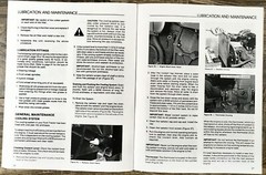 Ford 1100 Operators Owners Manual Tractor Maintenance Controls Operation Lube