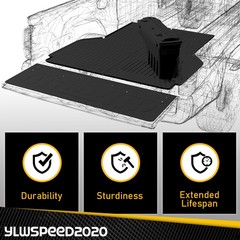 5FT Truck Bed Mat Liner Fit for 2005-2023 Toyota Tacoma Double Cab All Weather