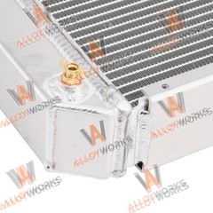 4-Row Aluminum Forklift Radiator For Hyster H40XL H45XL C177 GM 3.0L #1329169