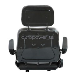 Universal Forklift Tractor Excavator Seat With Headrest & Safety Belt & Armrest