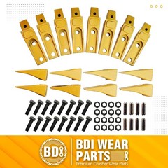8PK 6737322Y Bobcat Style Bucket Teeth Bolt on Assembly -6737324,6737325,6737326