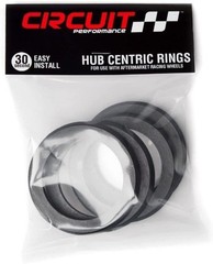 Hub Centric Rings (4 Pack) – 76.1 to 64.1 Black Nylon Hubrings – Compatible with