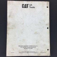 Caterlillar CAT Lift Truck GM 4.3L G6 Gasoline Engine Service Manual 99789-84110