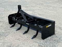 PROWORKS 60″ Box Blade 3 Point Hitch Tractor Scraper Grader 5ft USA 4 Ripper