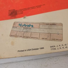 Kubota B5100 B6100 B7100 English French WSM Tractor Shop Service Repair Manual