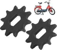 10T Sprocket,Motor Sprocket,420 Model 2Pcs 10 Teeth Steel Motor Chain Sprocket,1