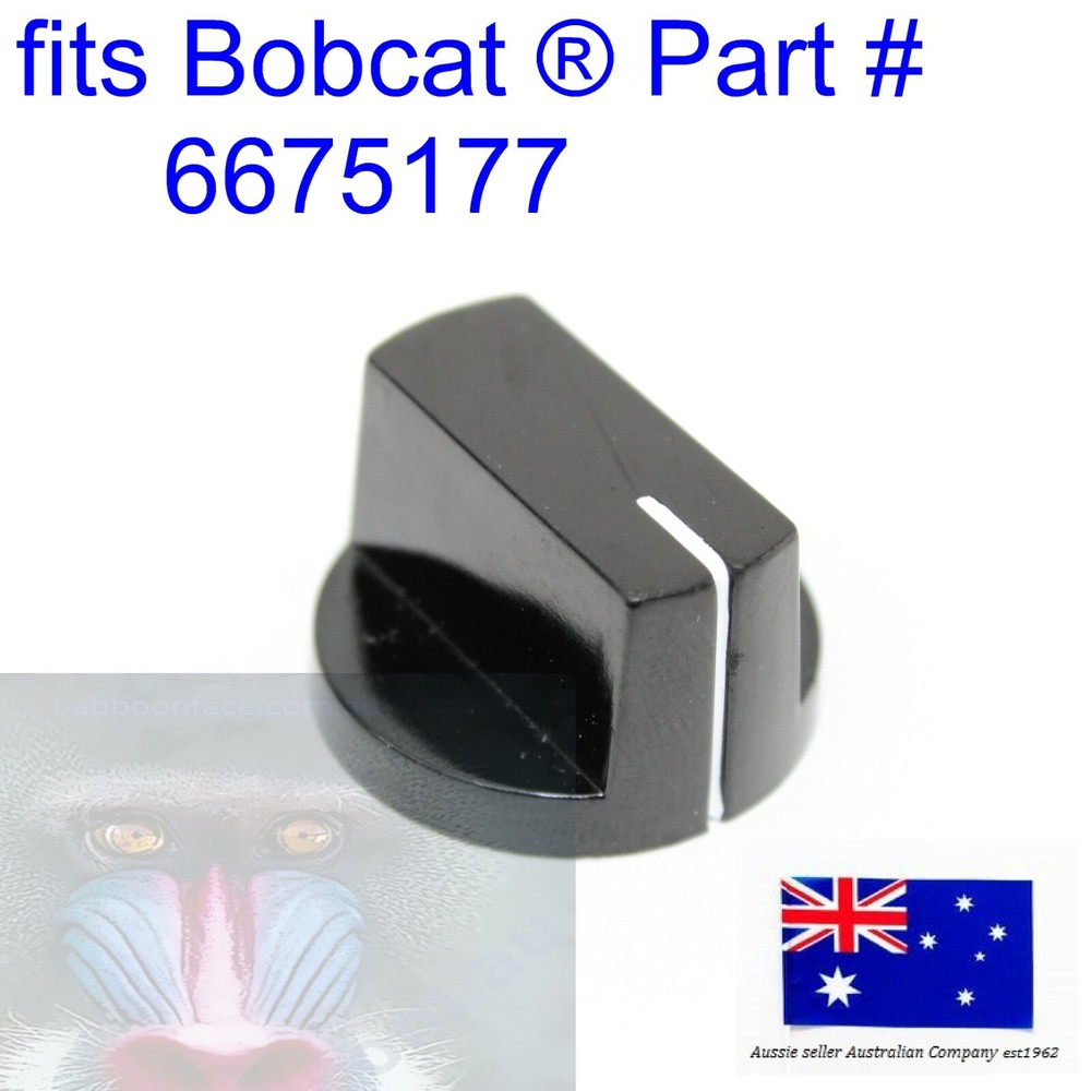 fits Bobcat Blower Fan Temperature Control Switch Knob 6675177 Heater AC