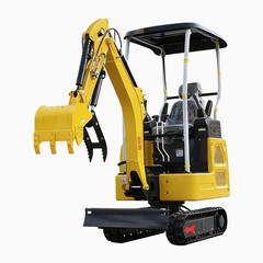 1.8 Ton Mini Excavator Kubota Diesel Engine Side Swing Quick Hitch Excavator