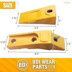 BDI Wear Part 3 Set Excavator Teeth, 6737322Y Assembly Excavator Bucket Teeth/Bo