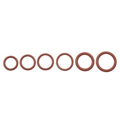 185 Pcs FKM Brown O-Ring Kit,75A Durometer,18 Kind Size from 2.57mm to 20.22mm