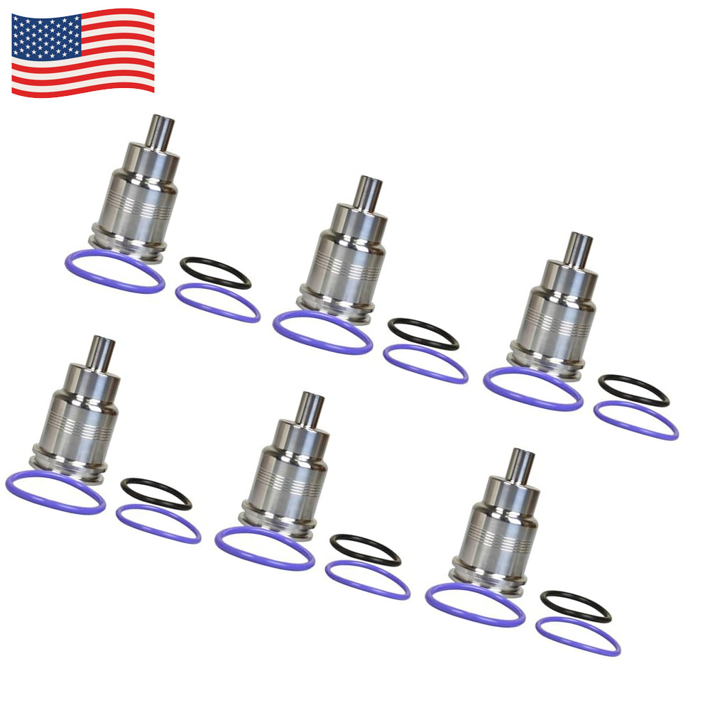 6X Fuel Injector Sleeve Cup Set 21515329 21401136 for Volvo D13 D11 D16