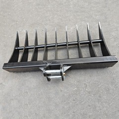 800mm Rake Attachments 9-tooth For Mini Excavator Small Digger Attachments