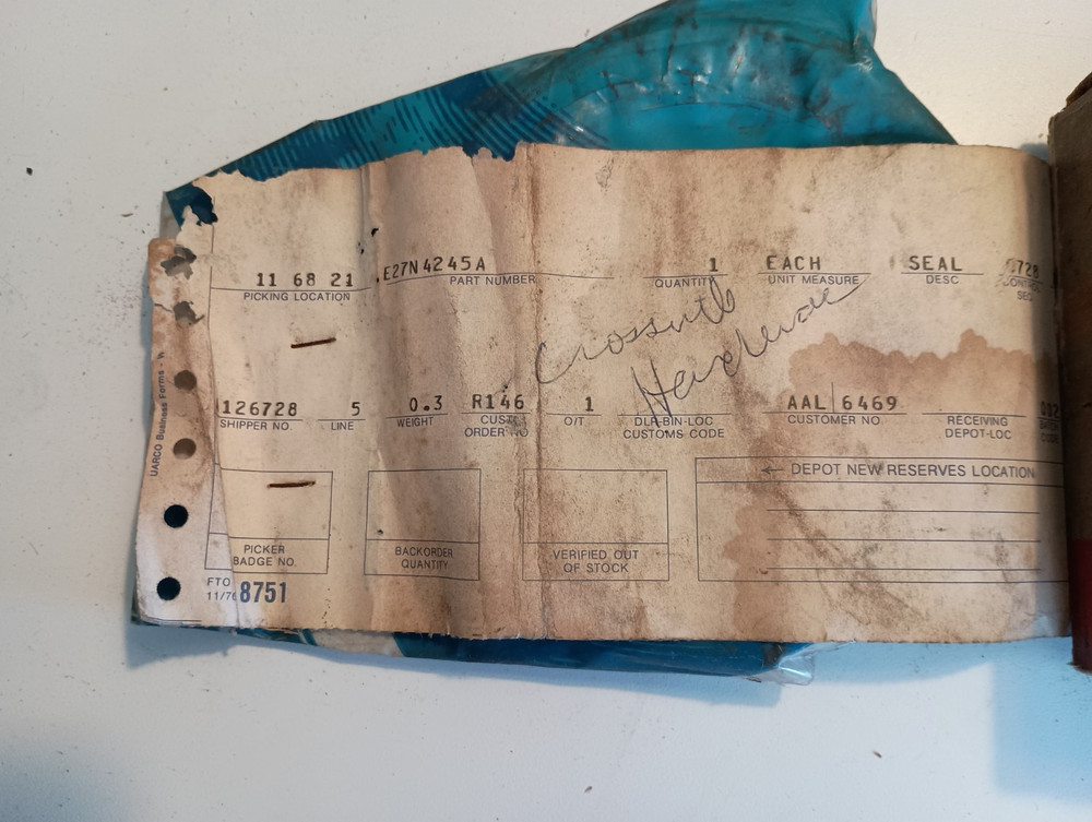 OEM NOS Fordson Seal / Gasket E27N4245A 81717525 Super Major