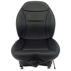 Fits Dynapac CC122 Roller Seat & Mechanical Suspension – Black Vinyl