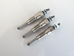 3 Glow Plugs For Kubota B5100, B6100, B7100, GL-4500, GL-5500, GL-6500