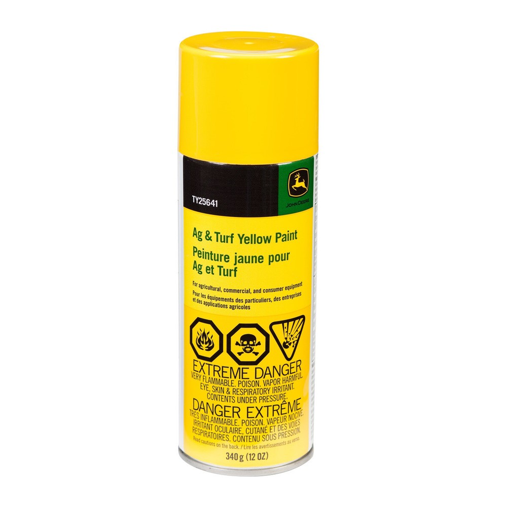 John Deere Yellow Paint Ag & Turf Equipment Spray Can TY25641
