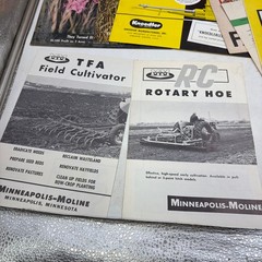 Lot of Vintage 1950s-60s Farm Equipment Brochures Minneapolis Moline Ford