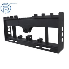 2500LBS Heavy-Duty Skid Steer Pallet Fork Frame W/Receiver Hitch & Spear Sleeves