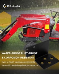 Tractor Step, Compatible with Massey Ferguson GC 17xx Sub Compact, black