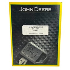 John Deere 521 And 541 Loaders Operators Manual OMW47578 Issue E1 English