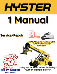 HYSTER REACH STACKER (A289) RS45-27CH SERVICE REPAIR SHOP MANUAL PDF USB