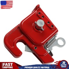 Red Easy Change Quick Hitch for Cat 2 Tractors and Implements w/Stabilizer Bar