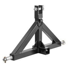 Uimoso 2″ Tractor Hitch Receiver Adapter, 3-Point, 3000 lbs Load Capacity