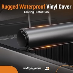 Roll-up Vinyl Truck Bed Tonneau Cover Gladiator JT 2020-2025 5FT Bed LED Lamp