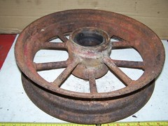F&H Round Spoke Front Tractor Wheel 16″ Rim FRENCH HECT HC223 Original Implement