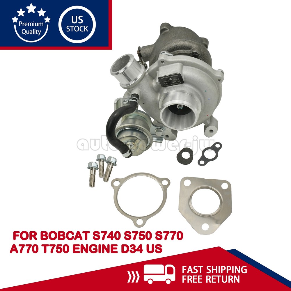7256748 K03 Turbo Turbocharger For Bobcat S740 S750 S770 A770 T750 Engine D34
