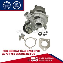 7256748 K03 Turbo Turbocharger For Bobcat S740 S750 S770 A770 T750 Engine D34
