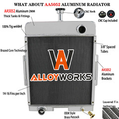 4-ROW 70MM RADIATOR FIT CASE IH INTERNATIONAL FARMALL 656 706 756 766 2656 2706