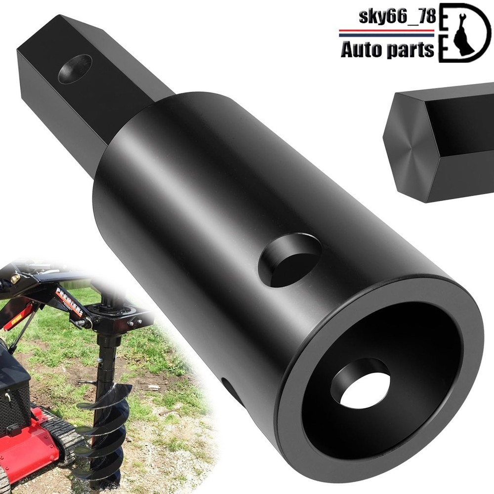for Auger Adapter Conversion 2-9/16 inch Female Round to 2 inches Male Round