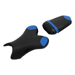 Black Blue Driver Rider Passenger Seat Fits for Yamaha YZF R1 2004 2005 2006