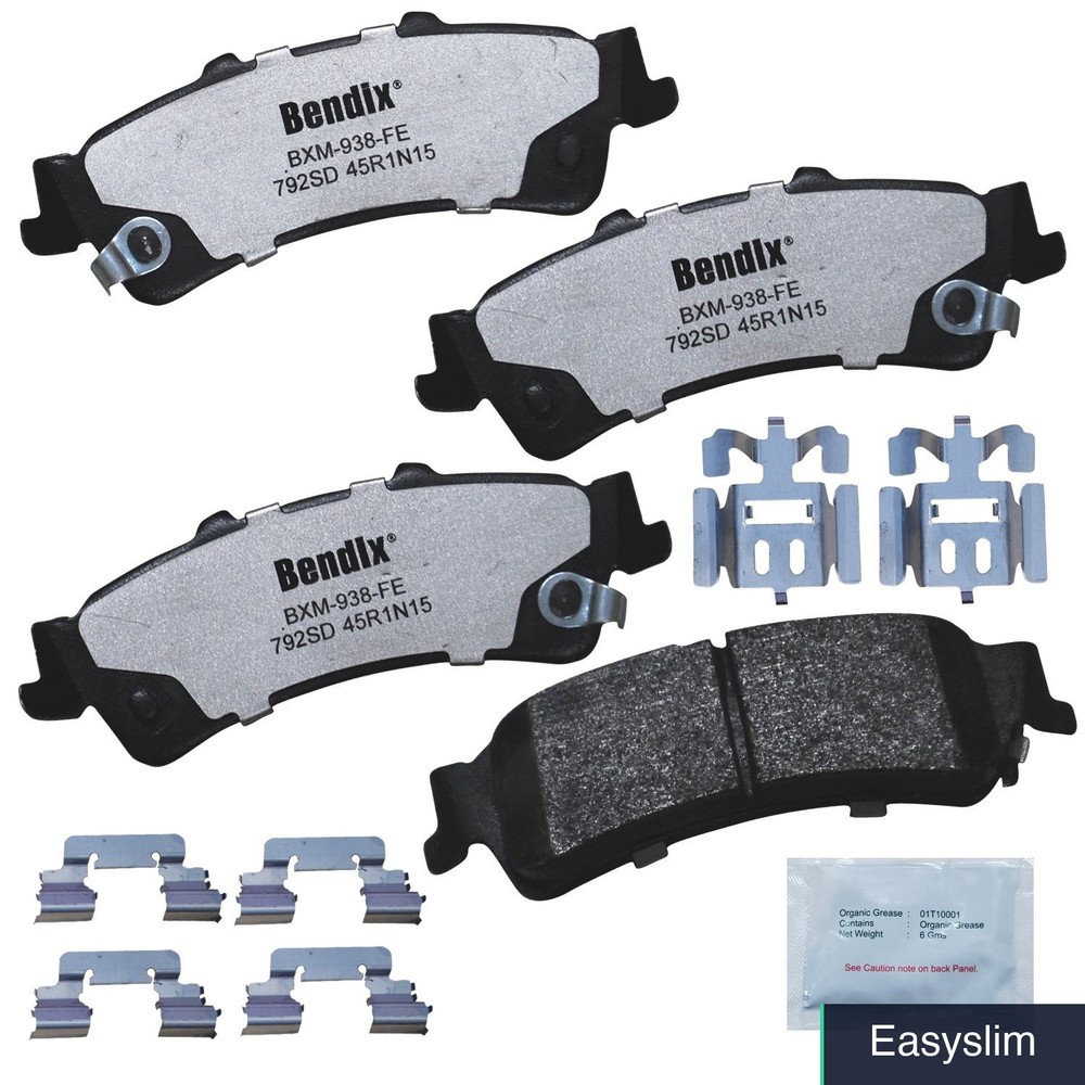 Rear Brake Pads Semi-Metallic MKD792SDFM Cadillac Chevrolet GMC Yukon