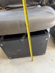 Navistar International Truck Front Pair Of Seats 2512753C1 Charcoal Semi Bus