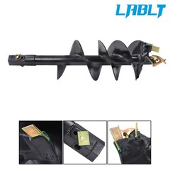 LABLT 12 inch x 48 inch Fab Auger Bit 2 – inch Hex Collar Skid Steer Attachment
