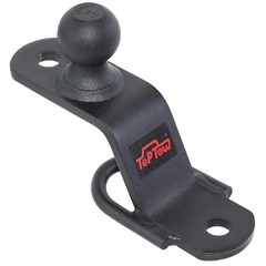TOPTOW ATV/UTV Trailer Hitch 2-Inch Ball Mount, Clevis Pin, Universal Fit