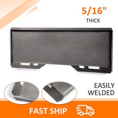 5/16″ Thick Steel Skid Steer Mount Plate Adapter Loader Quick Tach Attachment