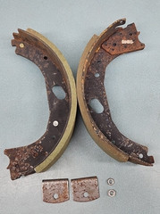 Genuine Dexter K71-049-00 Brake Shoes Left Hand 12-1/4″ x 3-3/8″